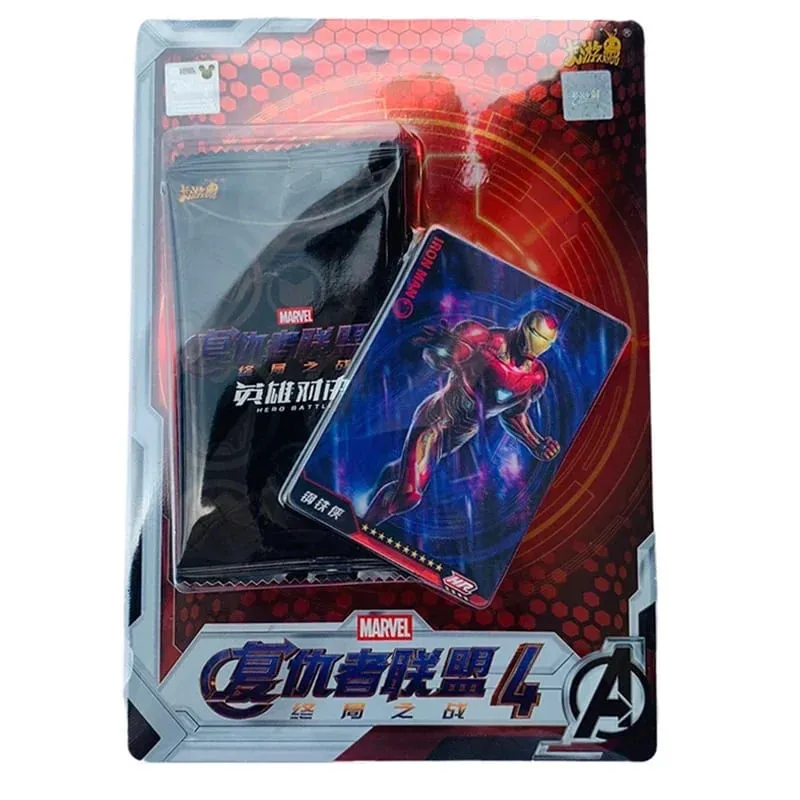 Carta        originale          Heroes Duel Card Versione competitiva Iron Man Thor Captain CR America Collezione di carte Giocattoli