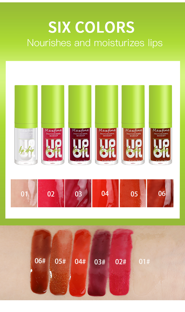 6-tone moisturizing lip gloss luminous oil lip gloss moisturizing transparent liquid lip gloss natural lip enhancer make lips — image 5