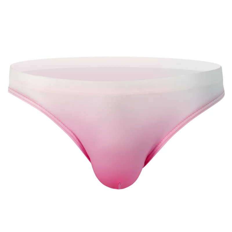 Men Underwear Briefs Shorts Bikini Homme Slip Gradient Milk Silk Panites Man Low Rise U Convex Pouch Underpant Cueca Calzoncillo — image 4