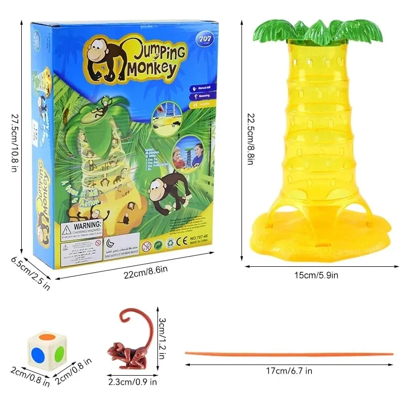 Multiplayer Tabletop Games Rolling Climbing Monkeys Interesting Intelligence Toys Parent-Child Interactive Board Game for Kids — image 5