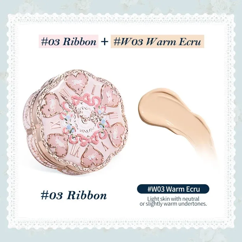 Flower Knows Bunny Garden Collection Cushion CC Cream Face Foundation Concealer Makeup Base Korean Long Lasting Fond De Teint — image 8