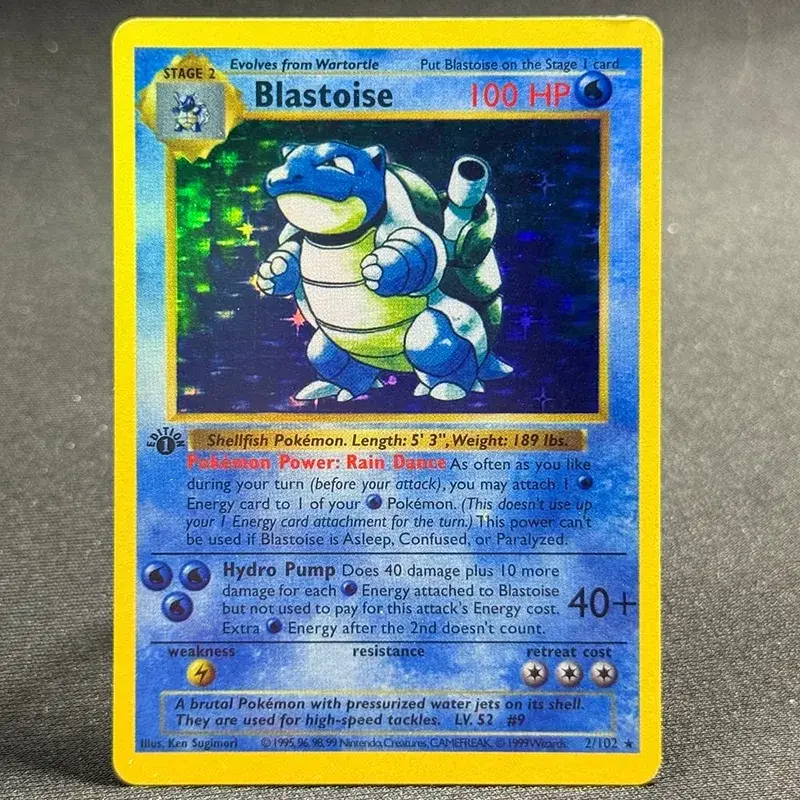 PKM Foil Cards Charizard Blastoise Venusaur Alakazam Mewtwo Zapdos Raichu 1996 1st Edition Game Collection PTCG Proxy Cards — image 2