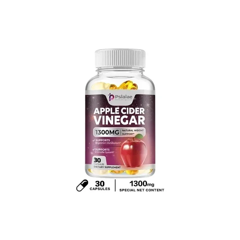 Apple Cider Vinegar - Fat Burner Natural Detox and Cleanse Energy Support Supplement