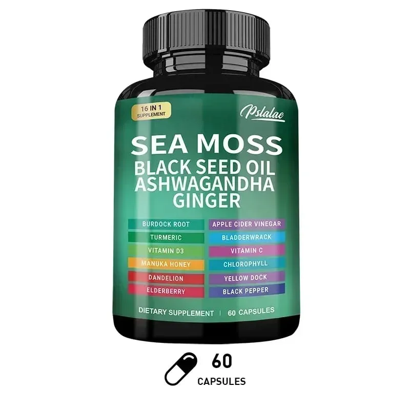 Sea Moss Supplement - Supports Thyroid Health Anti-aging Antioxidant Improve Immunity Detox Beauty Health — image 10