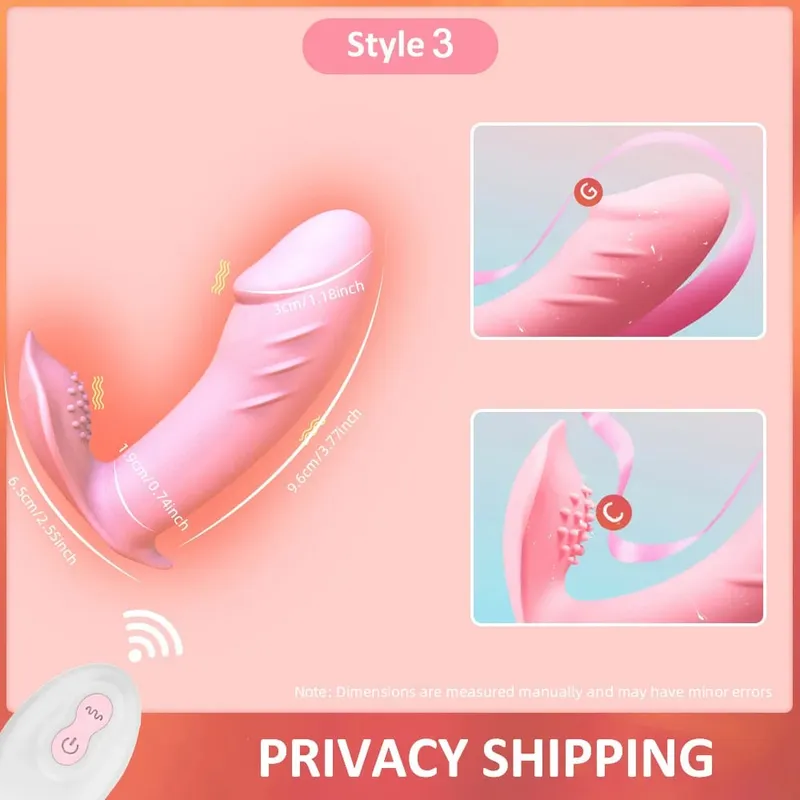 Remote Control Dildo Vibrators Panties for Women G Spot Massage Clitoris Stimulator Sex Machine Female Masturbator Vagina Toy — image 8