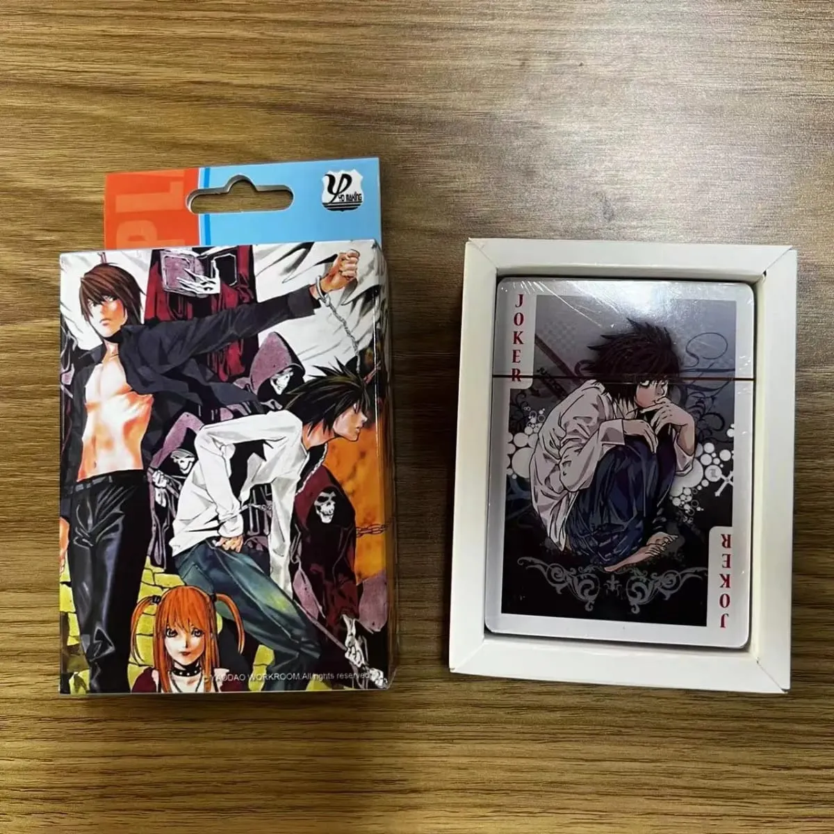 54pcs Cards Anime Death Note Poker Toy Yagami Light Cosplay Board Game Cards Hardcover Collection Box — image 2