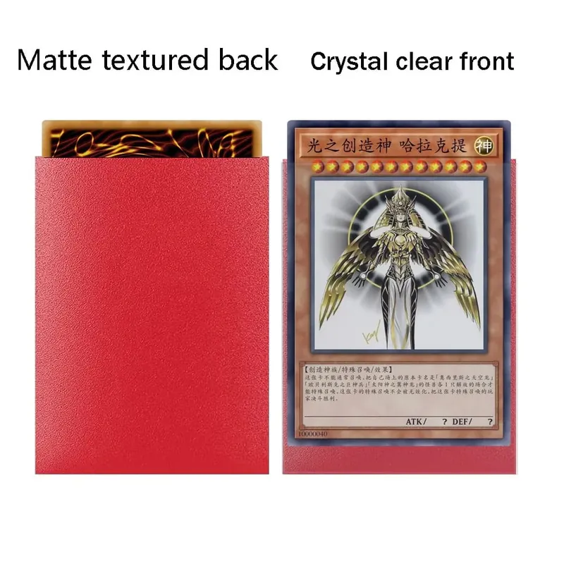 100 PCS 62×89mm Japanese Size Protective Sleeves for YGO Card Game Cards Frosted Card Sleeves Cover for Sports Cards — image 7