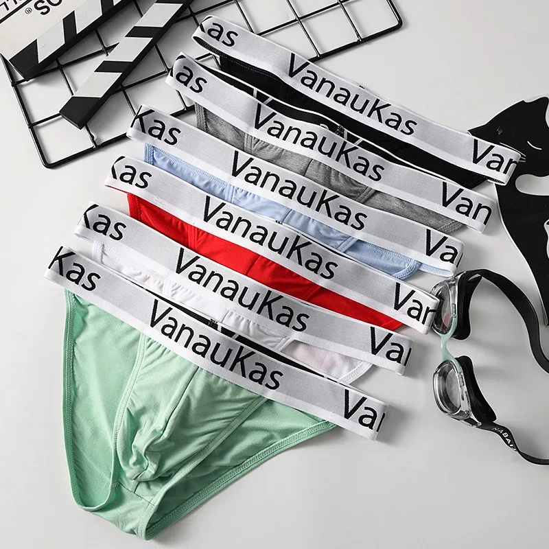 3-Piece High-Cut Mini Briefs: Men's Modal, New Style, Hollow Elastic, Sexy Low-Rise Underwear — image 2