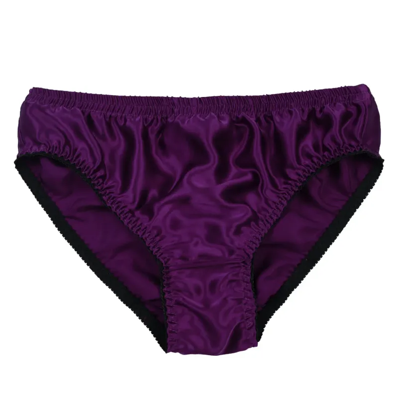 Hot-selling 100% silk panties male mulberry silk trigonometric underwear men briefs