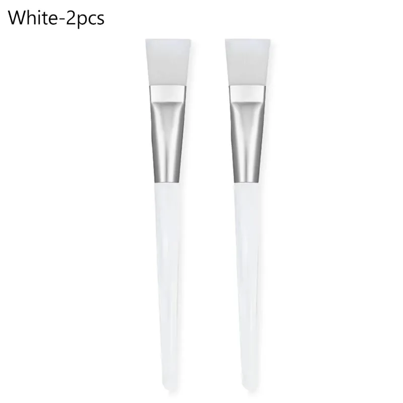 12/6/2pcs Facial Mask Brushes Set Face-Mask Applicator Soft Facial Application Brush with Clear Plastic Handle for Skin Care — image 8