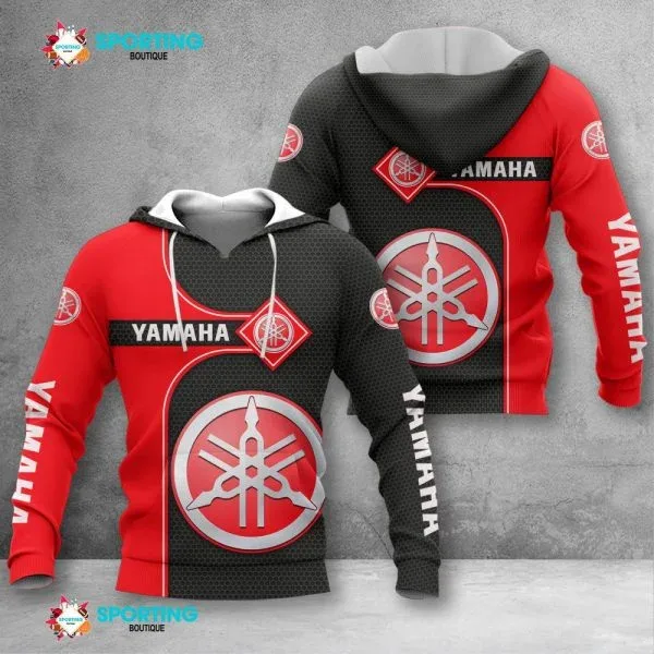 Felpa con cappuccio da uomo per moto Yamaha Pullover stampato in 3D Felpa street style di alta qualità Giacca a vento Abbigliamento sportivo