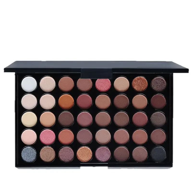 40 Color Matte Eyeshadow Palette Earth Color Shimmer Glitter Earth Eye Shadow Power Set Cosmetic Makeup Tools Make Up