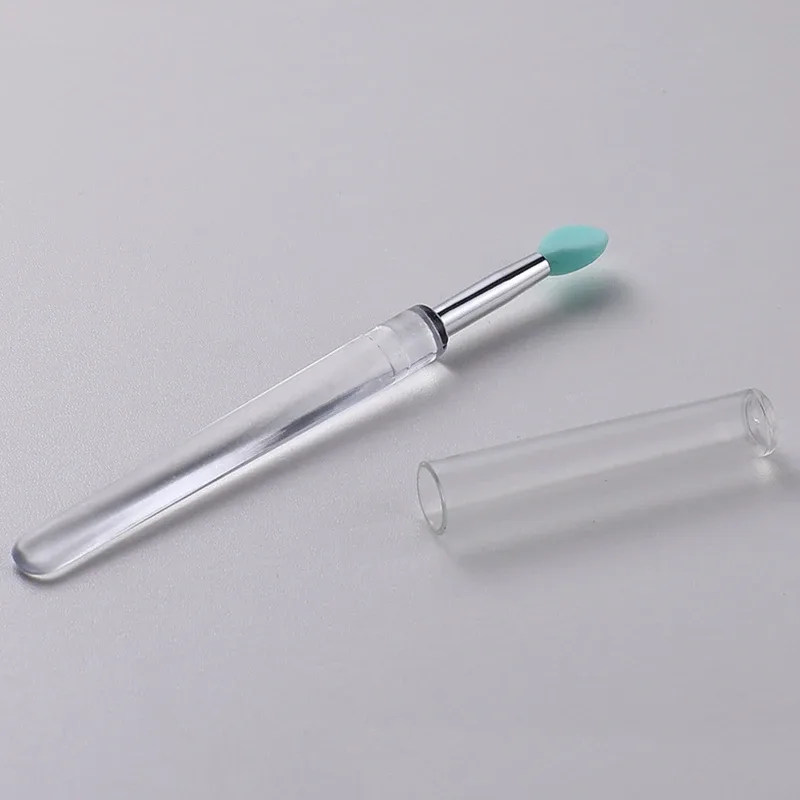 Silicone Lip Brush With Cover Soft Multifunctional Lip Mask Applicator Lipstick Lipgloss Portable Travel Makeup Brushes Reusable — image 9