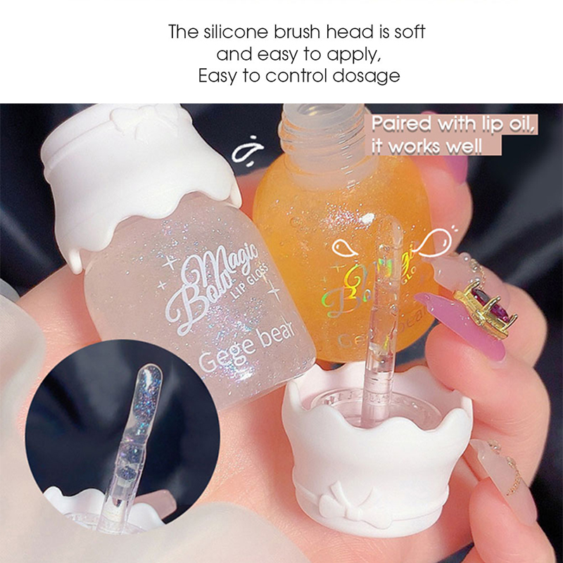 Butterfly shaped milk can lip balm moisturizes and moisturizes the mirror surface with a shimmering and pouty lips — image 3