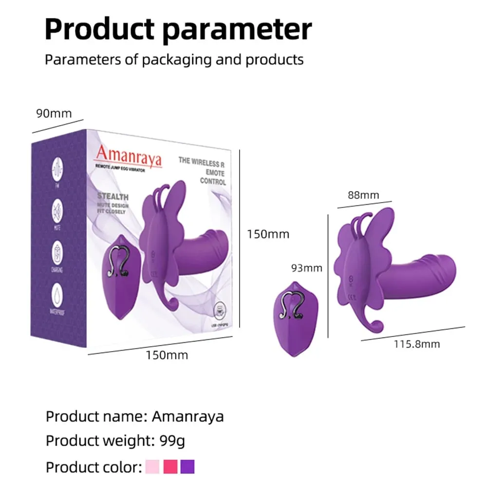 Powerful Wearable Vibrator Wireless Panties Dildo Vibrator for Women G Spot Clitoris Stimulator Vagina Massage Erotic Sex Toy — image 6