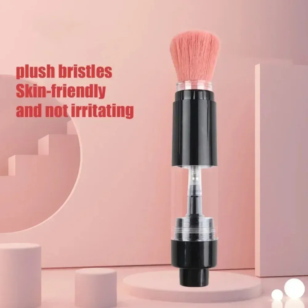 Refillable Powder Brush Cosmetic Powder Brushes Multi-functional Push-on Spray Powder Brush Foundation Blush Brush Makeup Tools