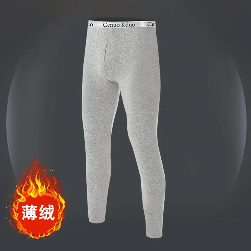 Men Long Johns Thermal Skin-Friendly Underwear Winter Warm Long Pants Male Soft Elastic Large Size Leggings Comfortable Tights — image 7