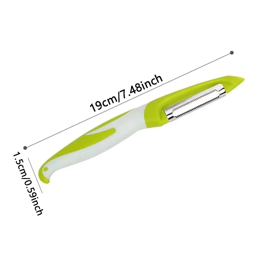 Vegetable and fruit peeler suitable for kitchen fruit vegetable and potato peeler ergonomic non-slip handle and sharp blade. — image 6