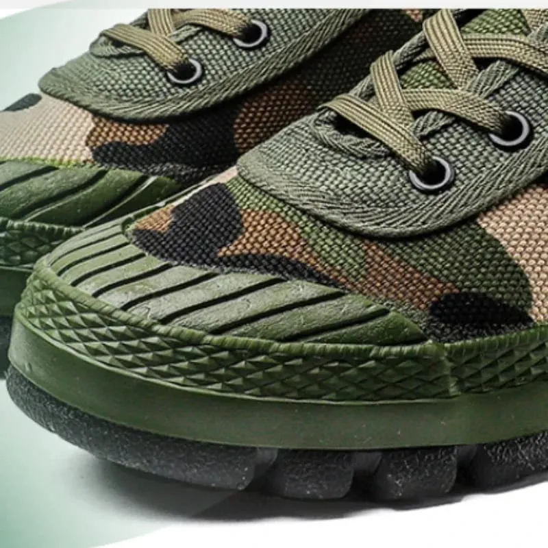 Men's Work Shoes Hiking Tactics Sneaker Trekking Shoe Man Breathable Comfortable Mountain Climbing Shoes Vulcanized Shoes — image 4