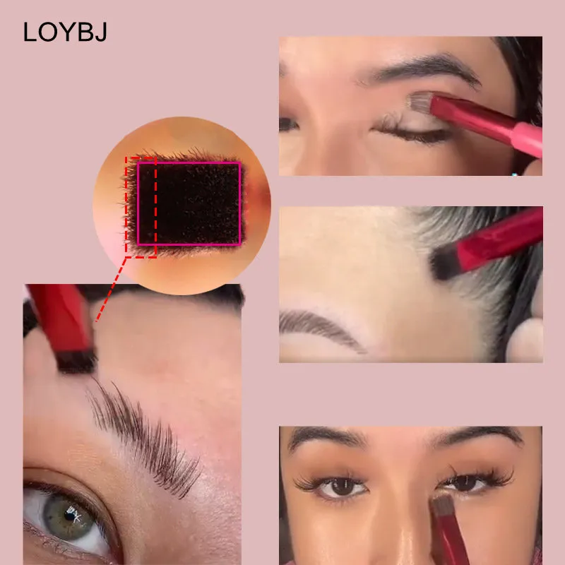Wild Eyebrow Brush Multifunction Simulated Eyebrow Hair Makeup Brush Contour Eyeshadow Concealer Square Make Up Brushes — image 4