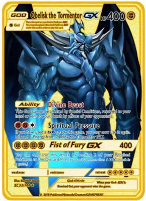 English Version Pokemon Metal Card Anime Figure Pikachu Charizard Mewtwo Battle Trading Game Collection Cards Model Toy Gifts — image 13