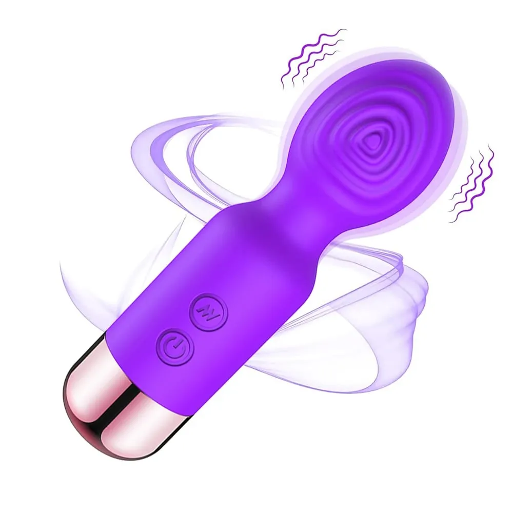 Mini AV Vibrator Female G Spot Vibration Vagina Anal Clitoris Stimulator Dildo Vibrator Adult Sex Toys for Women Masturbation — image 1