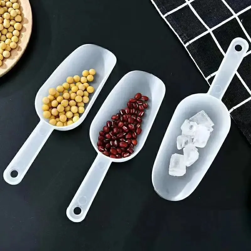 Mini Plastic Ice Shovel Kitchen Flour Food Candy Ice Cream Scoop Dessert Pelles Bonbons Beans Scoops Party Buffet Small Tools — image 9