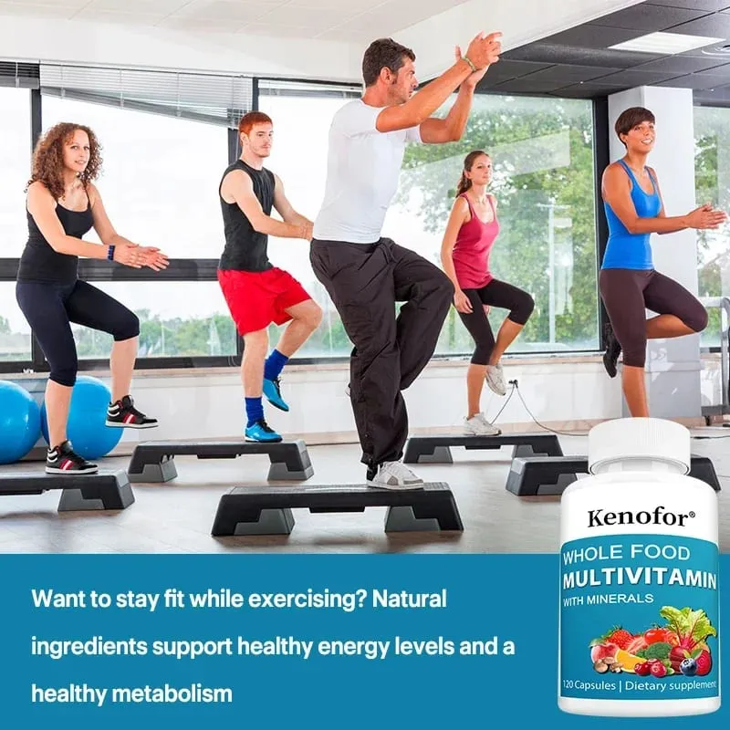 Multivitamin-Kapseln enthalten Biotin und Magnesium als Antioxidantien und helfen, die Immunfunktion, Energie und die Gesundheit des Immunsystems zu stärken — image 5