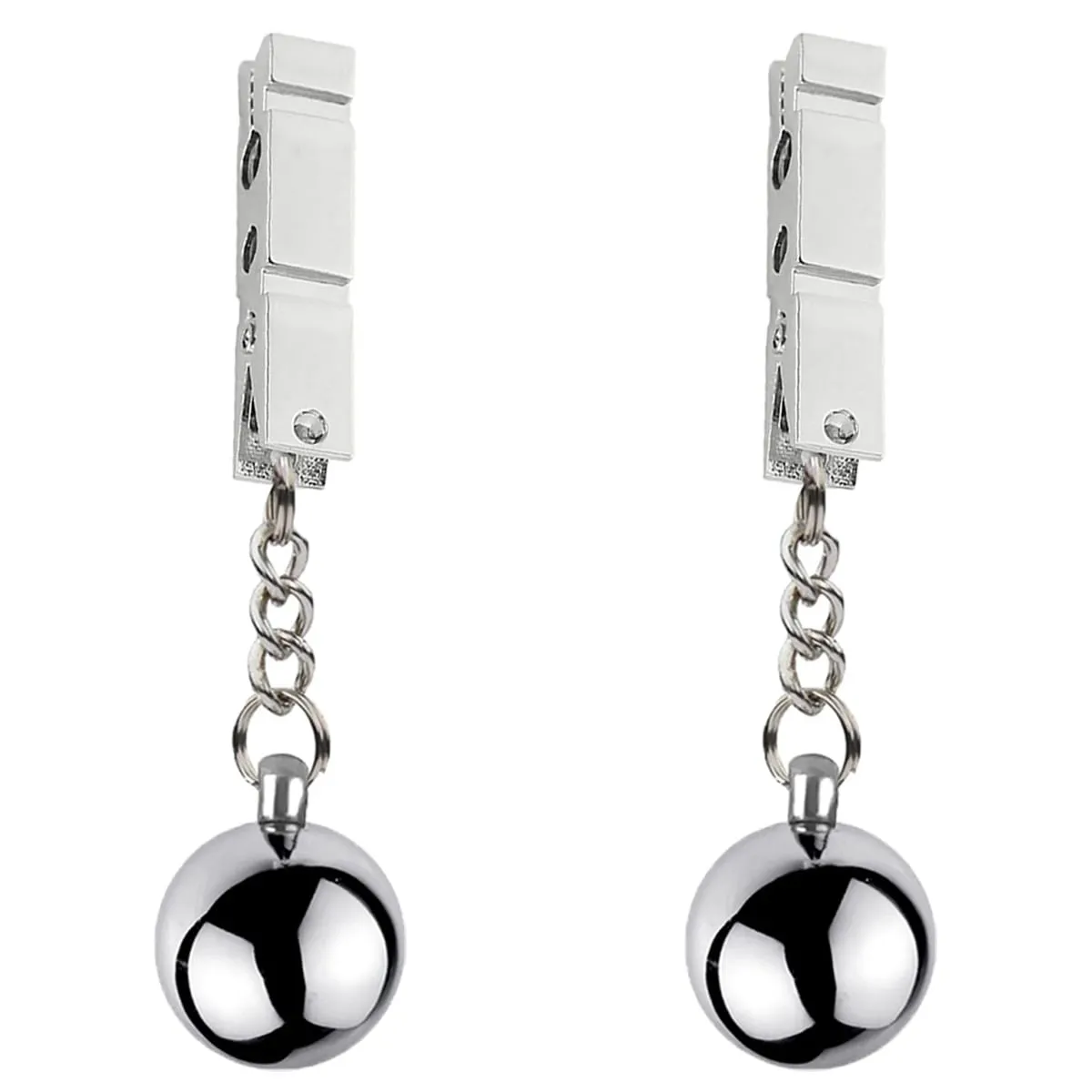 Heavy Nipple Clamp Clips Weight Slave Stimulator Metal Nipple Clips With Ball Weight Breast Bondage Restraint Sex Toy Woman — image 2