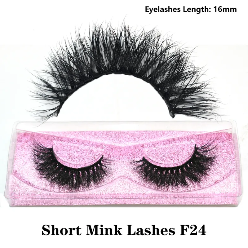 Real Mink Fluffy Short Eye Lashes Extension Wispy Soft Natural Short False Eyelashes Daily Wear Full Strip Lashes Makeup — image 45
