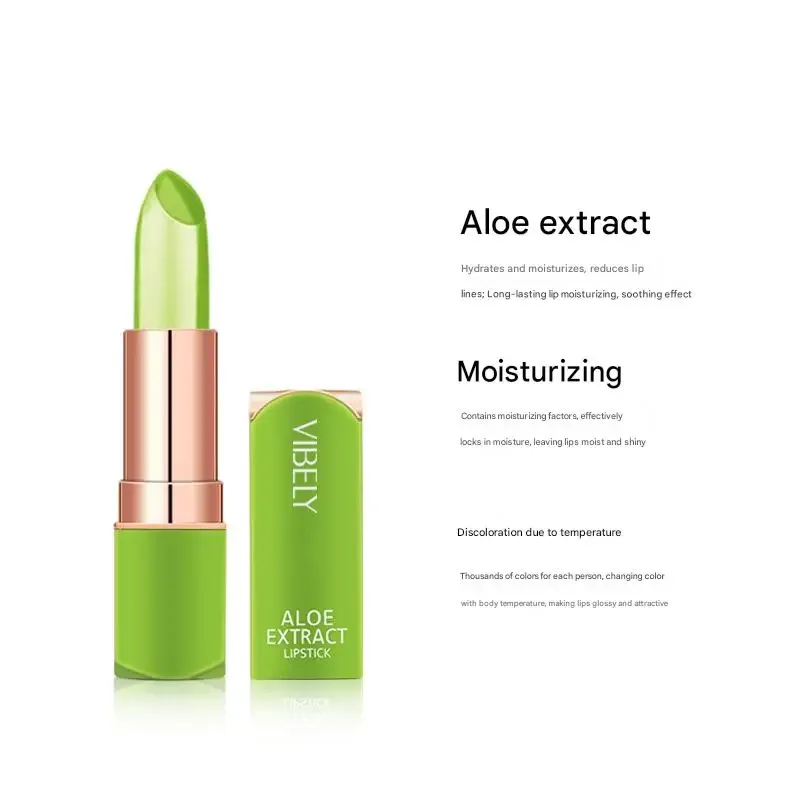 7 Color Mood Changing Lip Balm Natural Aloe Vera Long Lasting Moisturizing Lipstick for Women Color-Shifting Makeup — image 6