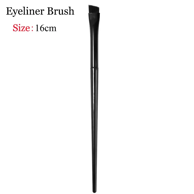 Profesjonalne pędzle do eyelinera w brwiach miękkie kątowe ostrze cienkie płaskie konturowanie brwi eyeliner pędzel do makijażu kobiety narzędzia do makijażu oczu — image 13