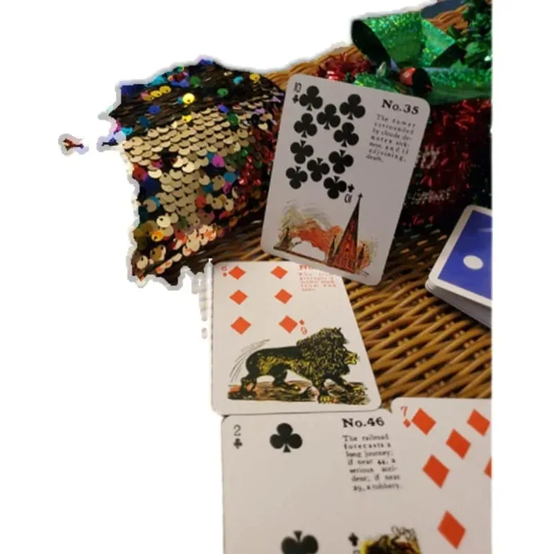 Cartes de Fortune de sorcière gitane, Lenormand Deck, Tarot pour débutants, jeu de cartes Oracle, jeu de société, jouet