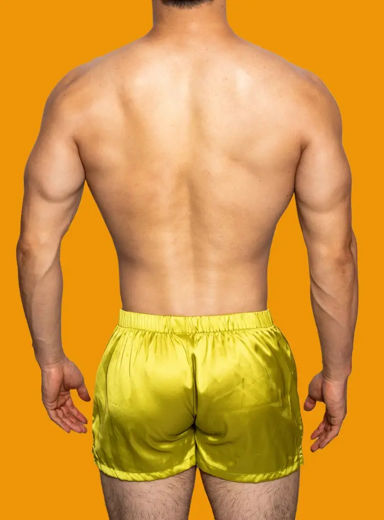 Men's Silk Smooth Sexy Boxers Underwear Low-Rise Lingerie Hot Cueca Masculino Inner Wear Underpants Stretch Loose Fit Sleepwear — image 11