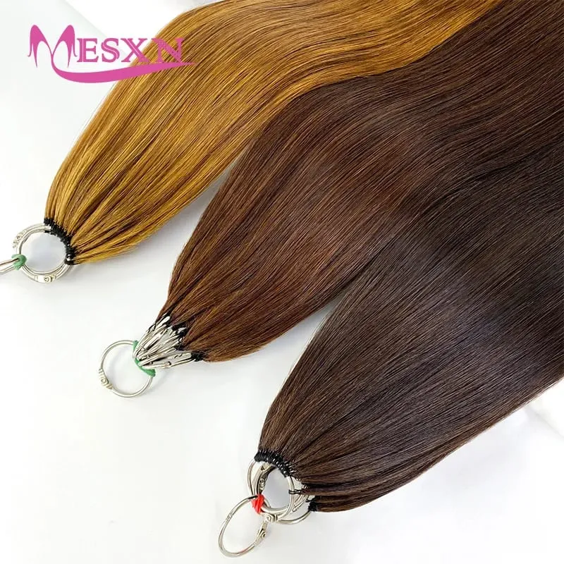 Third New Feather Hair Extensions 100% Human Hair Real Natural Hair Comfortable And Invisible Brown Blonde 613 Color — image 1