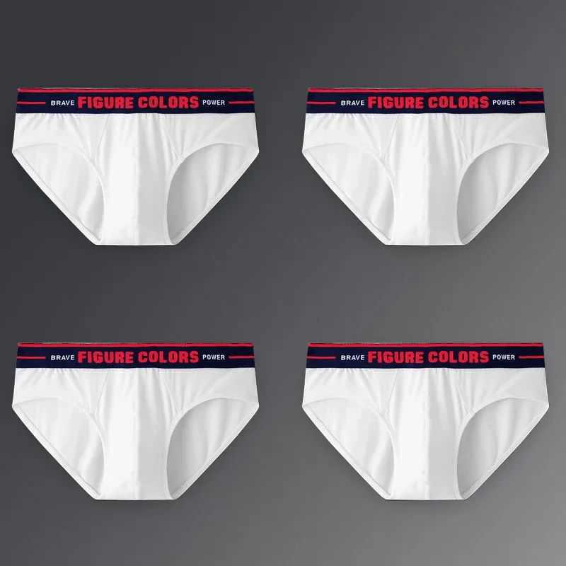 4pcs Men's Briefs Underwear Sexy Antibacterial Men's Panties Underpants Male U Convex boxer briefs for Man Absorbent Elastic — image 36
