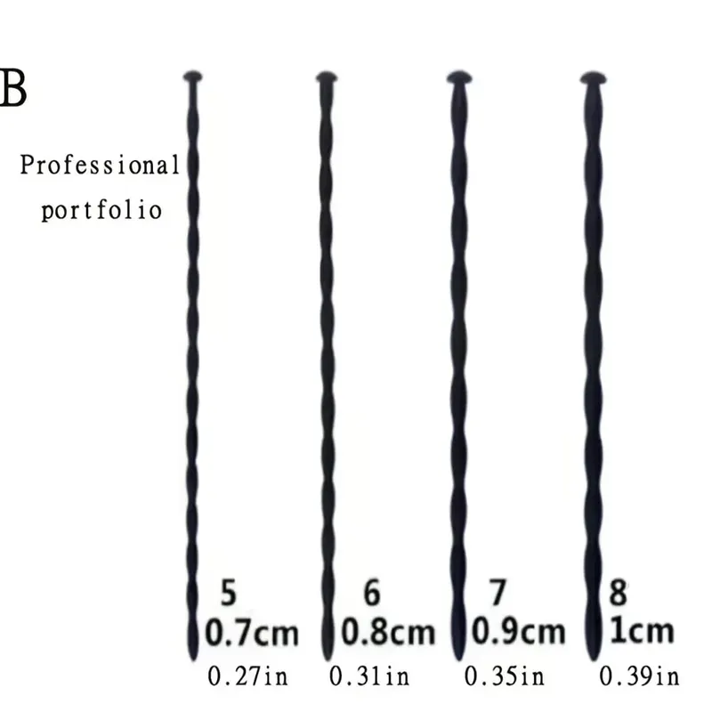 4 Piece/8 Piece Set Silicone Solid Urethral Dilator Urethral Stimulation Adult Sex Toy Insert Urethral Male Sex Product