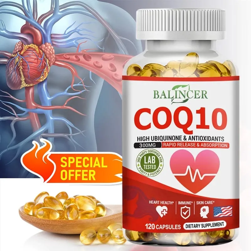 Coenzyme Q-10 - Natural Antioxidant for Cardiovascular Health Helps Boost Cellular Energy Output and Immune System — image 1
