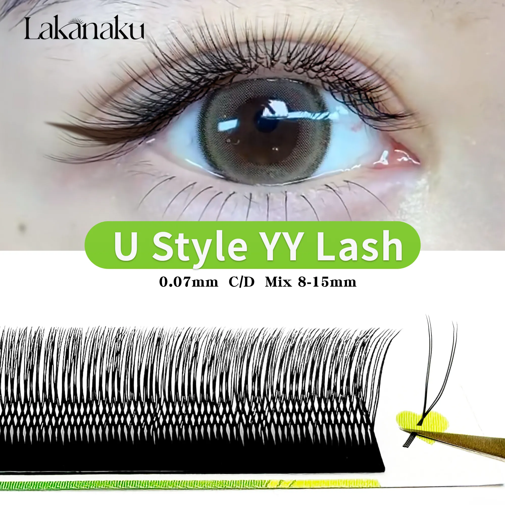 U YY Eyelashes U YY Lashes Eye Lashes Ultra Soft Premade Lash Extensions — image 4