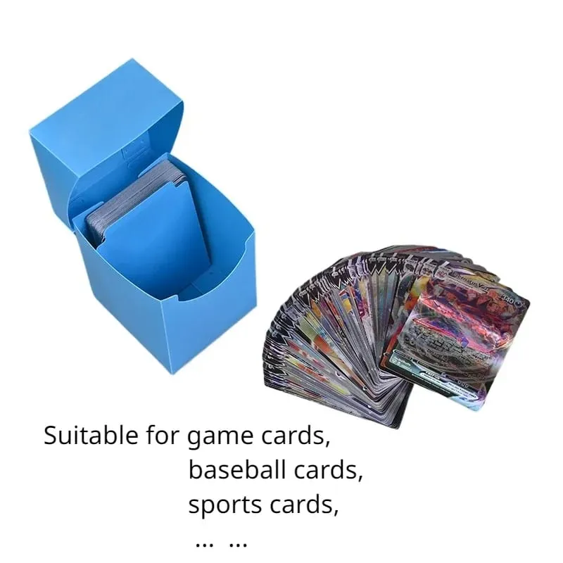 Deck Trading Cards Box for 100+ Game Baseball Card Storage Box Playing Card Carrying Case for Family Party Games Supplies — image 4