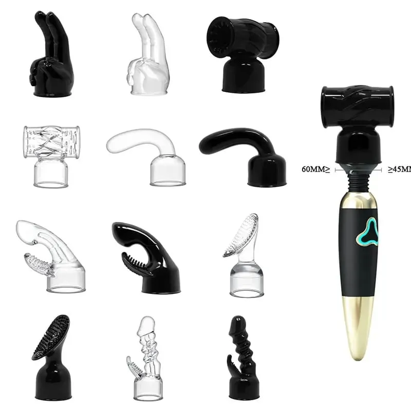Vibrator Magic Wand Attachment AV Head Condom Condom Cap G Spot Sex Toys Sex Pussy Dildo Toys Stimulators for Men Adult Toy — image 1