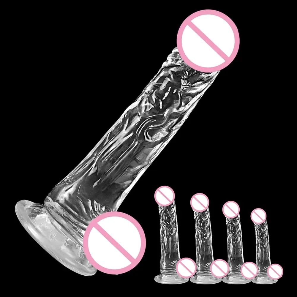 Multi Size Transport Dildo for Women Realistic Silicone Fake Dick Female Masturbator with Suction Cup Dildo Sex Toy for Women — image 1
