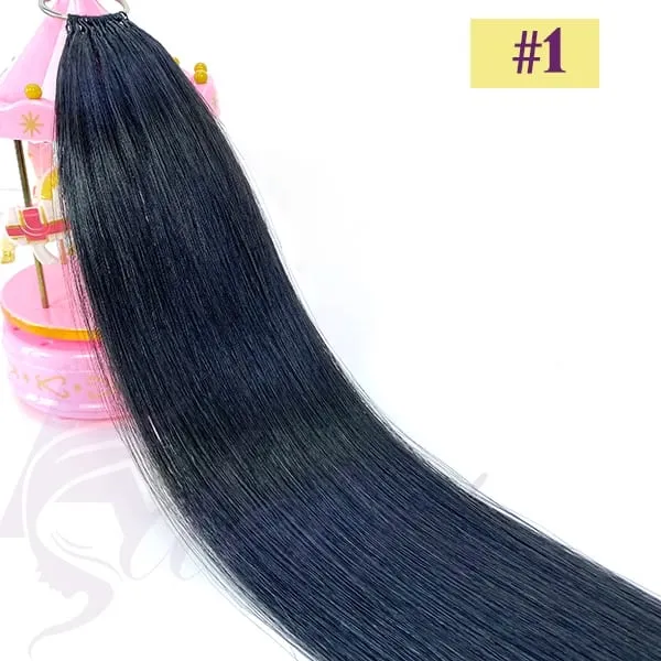 New Feather Hair Extensions 100% Human Hair Real Natural Hair Comfortable And Invisible Black Brown Blonde Straight