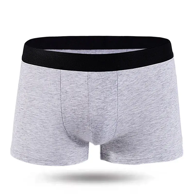 10Pcs Pack Men Panties Solid Color Underwear Male Brand Boxer And Underpants For Homme Luxury Set Shorts Box Slip Kit — image 1