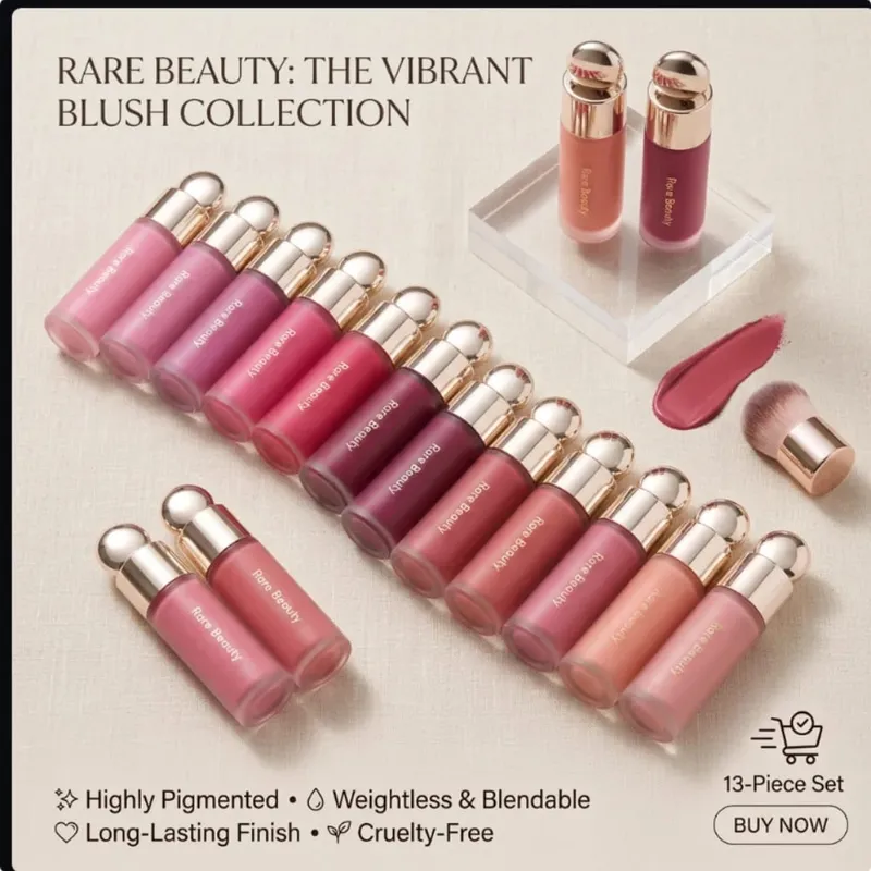 Rare Beauty 3D Face Contour Liquid Bronzer Shade Smooth Highlight Mirror Lasting Natural Nose Shadow Waterproof Brighten Makeup — image 6