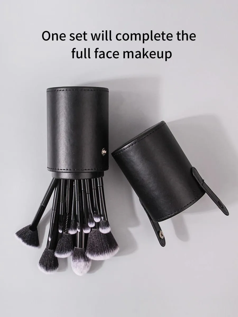 Black Makeup Brush Set Professional Super soft detail brush Blush Brush Foundation Concealer Eyeshadow Brush Women Beauty Tool