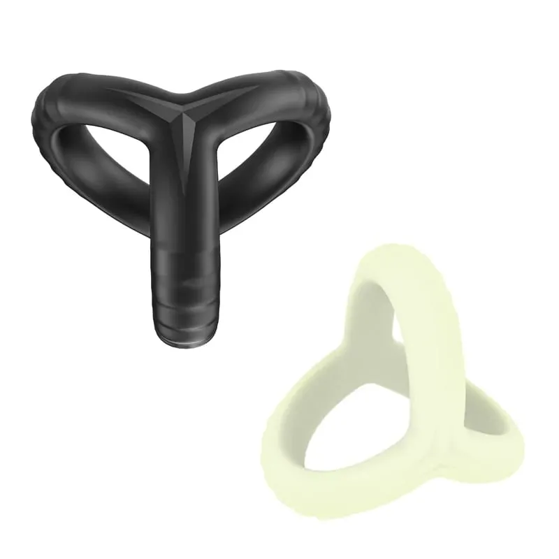 Newest Cock Rings Luminous Durable Reusable Silicone Penis Enlargement Sex Toys for 18+ Male Delay Ejaculation Scrotum Lock Ring — image 9