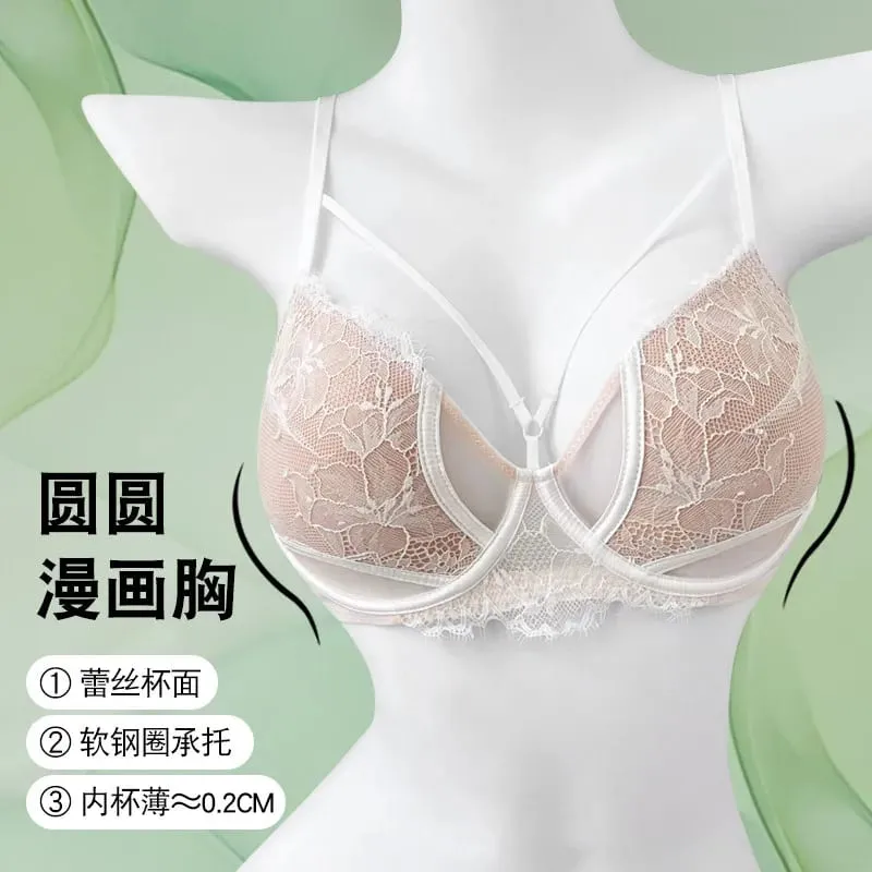 1. BANERDANNI Sexy Pure Desire Bra Set Big Bust Minimizer Push Up Side Support Anti Sagging Anti‑widening Lingerie Hot Sale Best — image 10