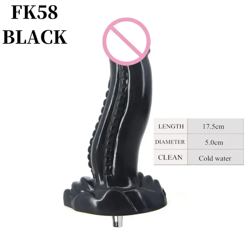 Sex Machine Big Black Dildos Quick Connector masturbation Vibrator Realistic Dildos For Women Attachments Sex Toy for Adults — image 30
