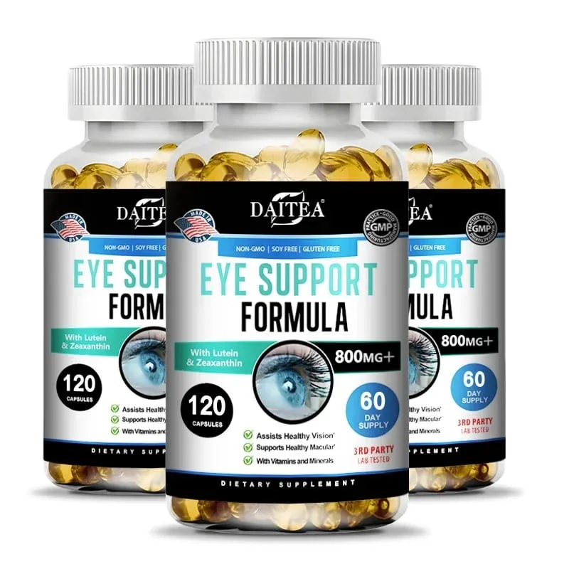 Eye Support Supplements - Vision Myopia Vitamins and Minerals for Eye Care Improve Eye Edema Relieve Fatigue Healthy Macula — image 10